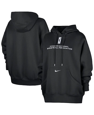 Nike Women's Black Wnba Logo Woman Phoenix Fleece Pullover Hoodie