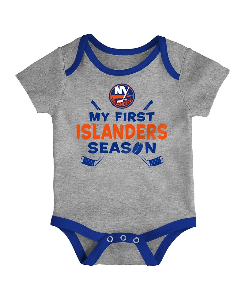 Outerstuff Baby Boys and Girls 3-Piece New York Islanders Legend Bodysuit Set
