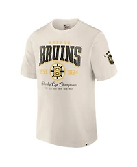 Fanatics Men's White Boston Bruins Decades Collection Timeless T-Shirt