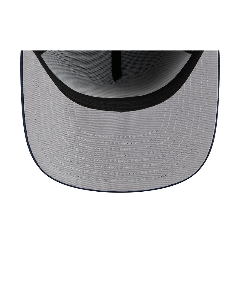 New Era Men's Navy Indiana Pacers Core Logo A-Frame 9FIFTY Snapback Hat