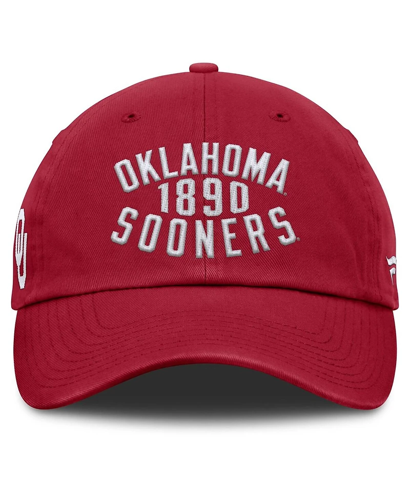Fanatics Men's Crimson Oklahoma Sooners Archer Adjustable Hat