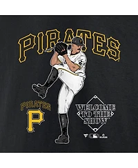 Fanatics Mto Label Men's Paul Skenes Black Pittsburgh Pirates Welcome To The Show T-Shirt