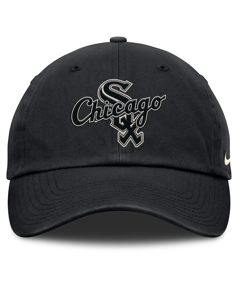 Nike Men's Black Chicago White Sox Statement Club Adjustable Hat