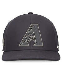 Nike Men's Anthracite Arizona Diamondbacks Statement Pro Snapback Hat