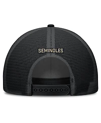 Nike Men's Black Florida State Seminoles Rise Primetime Trucker Adjustable Hat