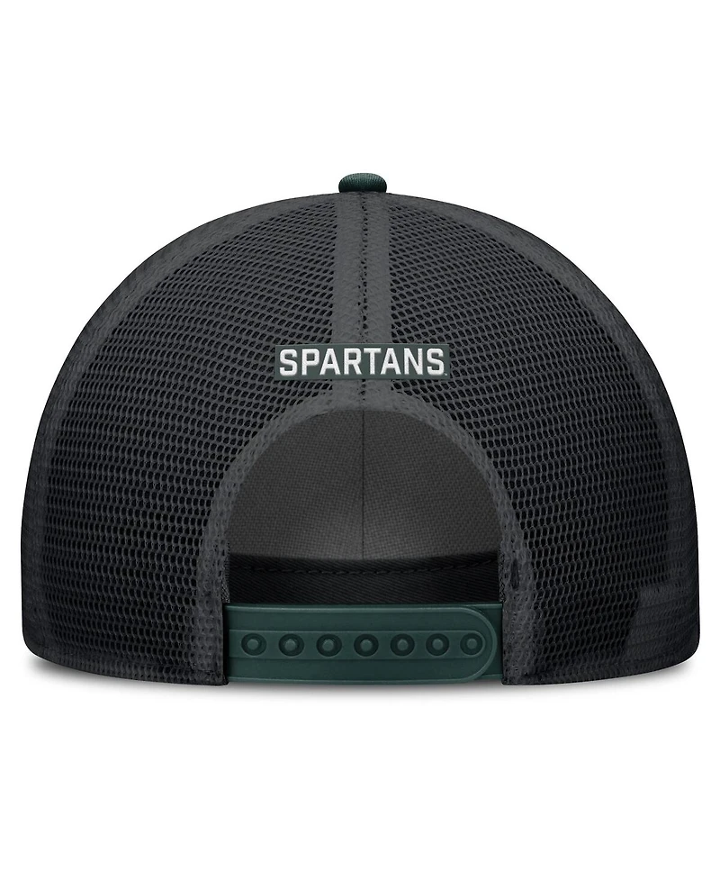 Nike Men's Green Michigan State Spartans Rise Primetime Trucker Adjustable Hat