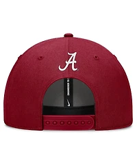 Nike Men's Crimson Alabama Crimson Tide Slanted Primetime Rise Performance Adjustable Hat