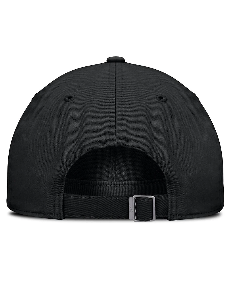 Nike Men's Black Iowa Hawkeyes Primetime Club Adjustable Hat