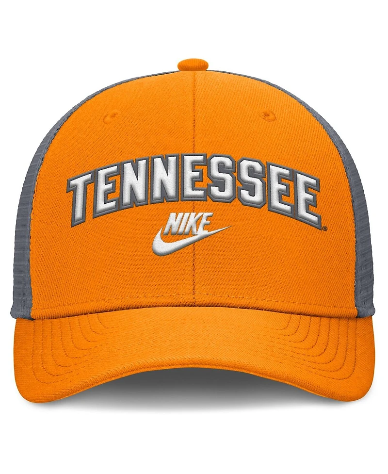Nike Men's Tennessee Orange/Gray Tennessee Volunteers Legacy Arch Rise Performance Trucker Adjustable Hat