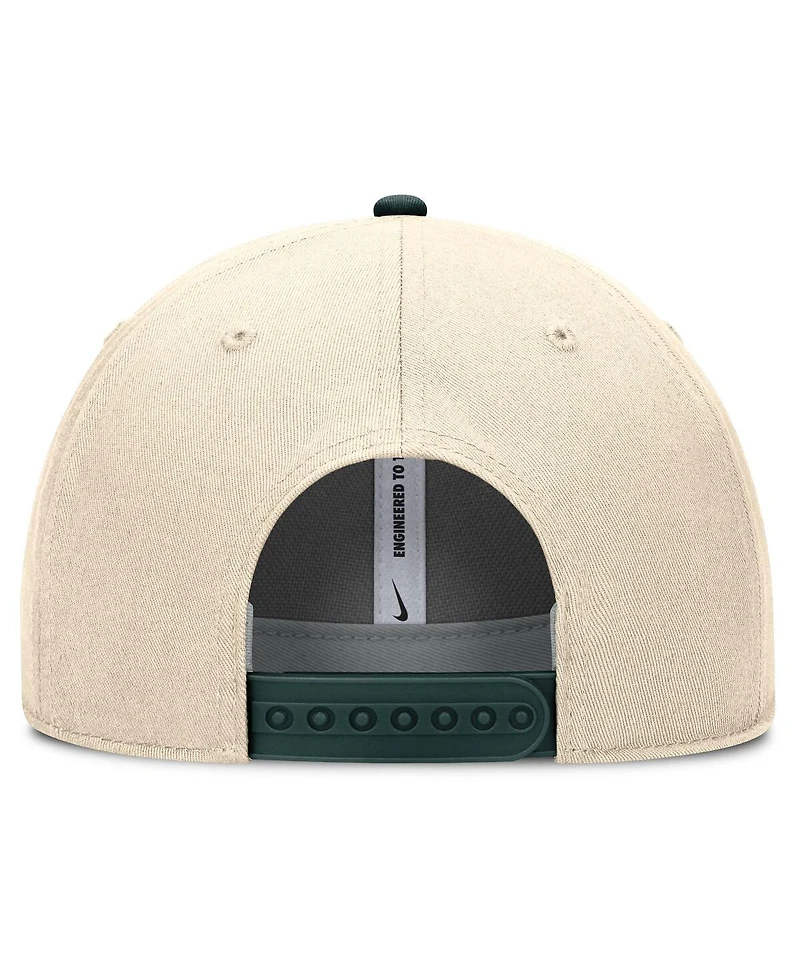 Nike Men's Natural Michigan State Spartans Rise Legacy Adjustable Hat