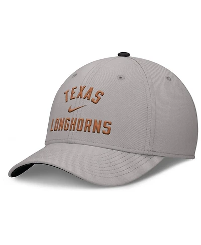 Nike Men's Gray Texas Longhorns Rise Prep Performance Flex Hat