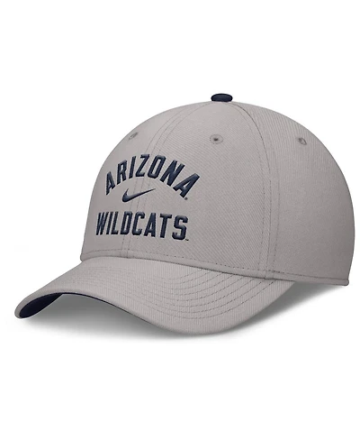 Nike Men's Gray Arizona Wildcats Rise Prep Performance Flex Hat