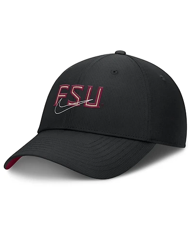 Nike Men's Black Florida State Seminoles Club Prep Performance Adjustable Hat