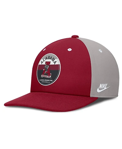 Nike Men's Crimson/Gray Alabama Crimson Tide Prep Pro Performance Snapback Hat