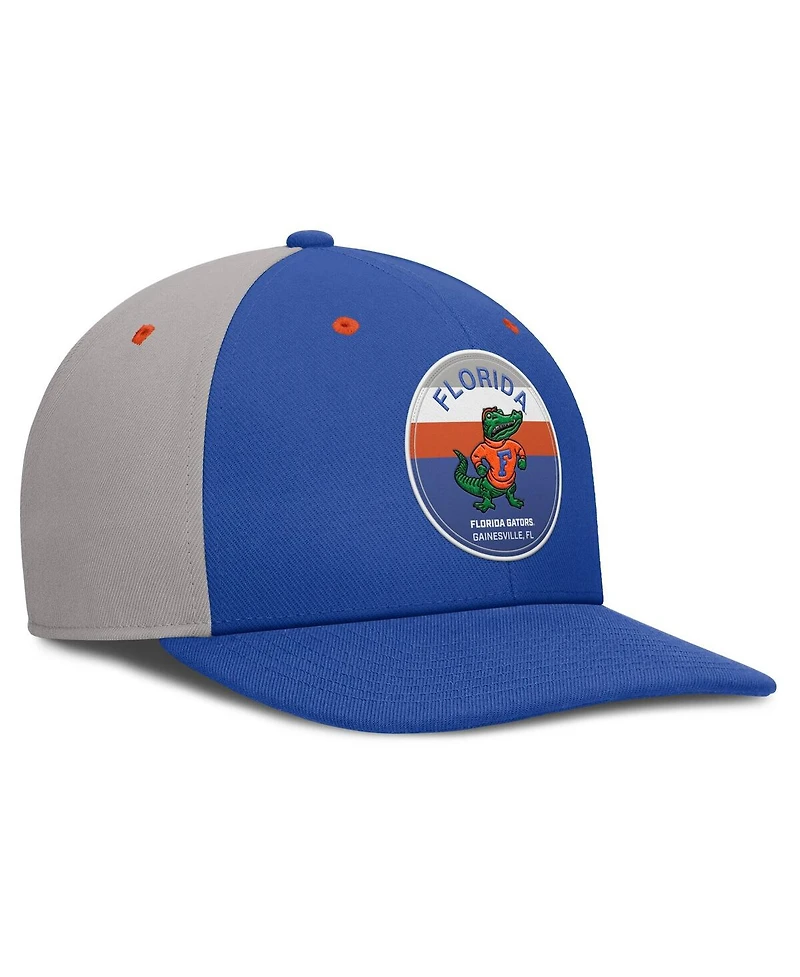 Nike Men's Royal/Gray Florida Gators Prep Pro Performance Snapback Hat