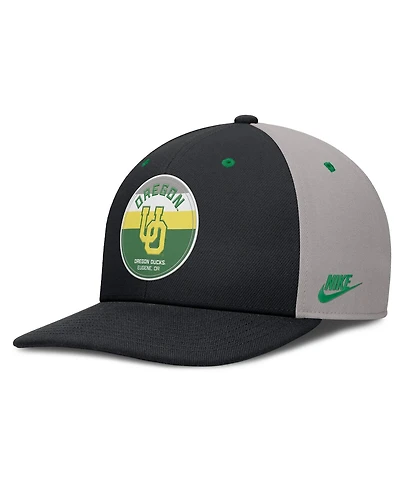 Nike Men's Black/Gray Oregon Ducks Prep Pro Performance Snapback Hat