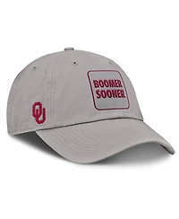Jordan Men's Gray Oklahoma Sooners Local Club Adjustable Hat