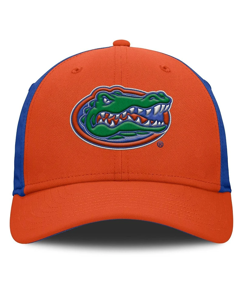 Jordan Men's Orange/Royal Florida Gators 2025 Sideline Rise Local Performance Flex Hat