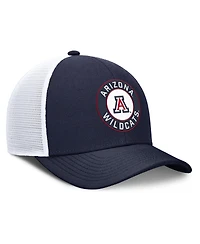 Nike Men's Navy/White Arizona Wildcats Rise Primetime Performance Trucker Adjustable Hat