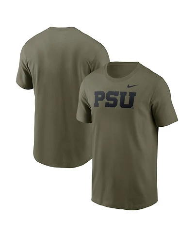 Nike Men's Olive Penn State Nittany Lions Primetime Logo Performance T-Shirt