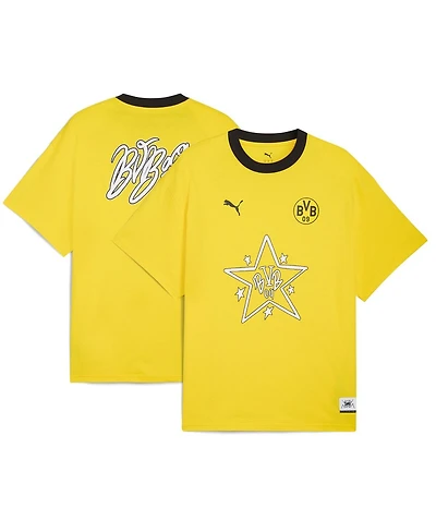 Puma Men's Yellow Borussia Dortmund 2025 Fifa Club World Cup Hoops T-Shirt