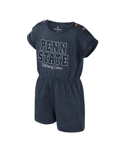 Colosseum Girls Toddler Navy Penn State Nittany Lions Cinder Romper