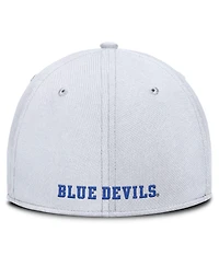 Nike Men's White Duke Blue Devils 2025 On-Field Rise Performance Flex Hat