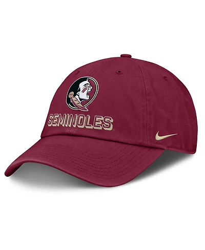 Nike Men's Garnet Florida State Seminoles 2025 On-Field Club Adjustable Hat