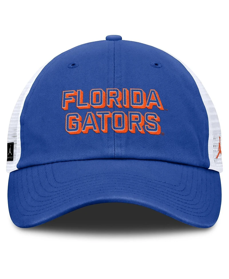 Jordan Men's Royal Florida Gators 2025 Gameday On-Field Club Adjustable Trucker Hat