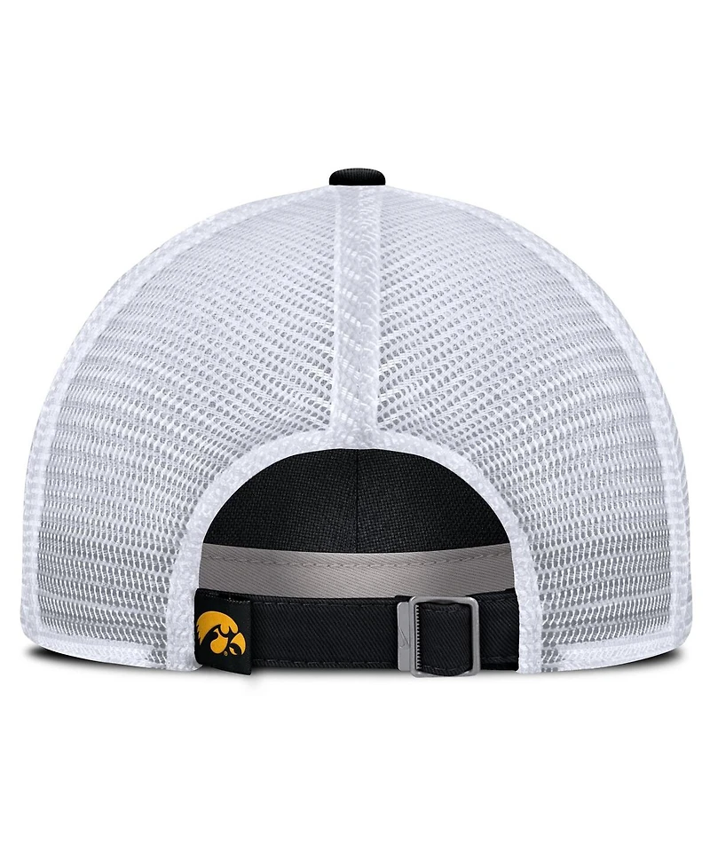 Nike Men's Black Iowa Hawkeyes 2025 Gameday On-Field Club Adjustable Trucker Hat