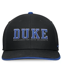 Nike Men's Black Duke Blue Devils 2025 On-Field Pro Performance Adjustable Hat