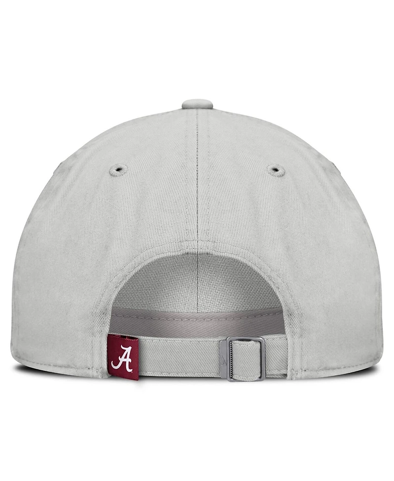 Nike Men's Gray Alabama Crimson Tide 2025 On-Field Gameday Club Adjustable Hat