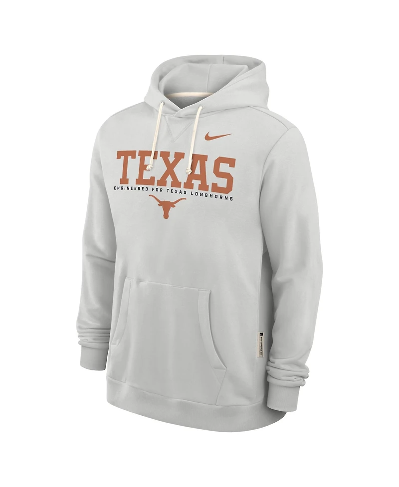 Nike Men's Gray Texas Longhorns 2025 Sideline Performance Pullover Hoodie