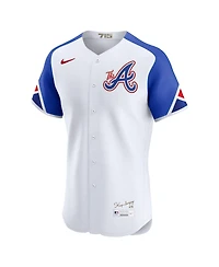 Nike Men's White Atlanta Braves City Connect Elite Jersey