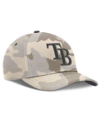 Nike Men's Natural Tampa Bay Rays Camo Pack Rise Adjustable Hat
