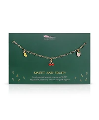 Lucky Feather Enamel Treasure Necklace