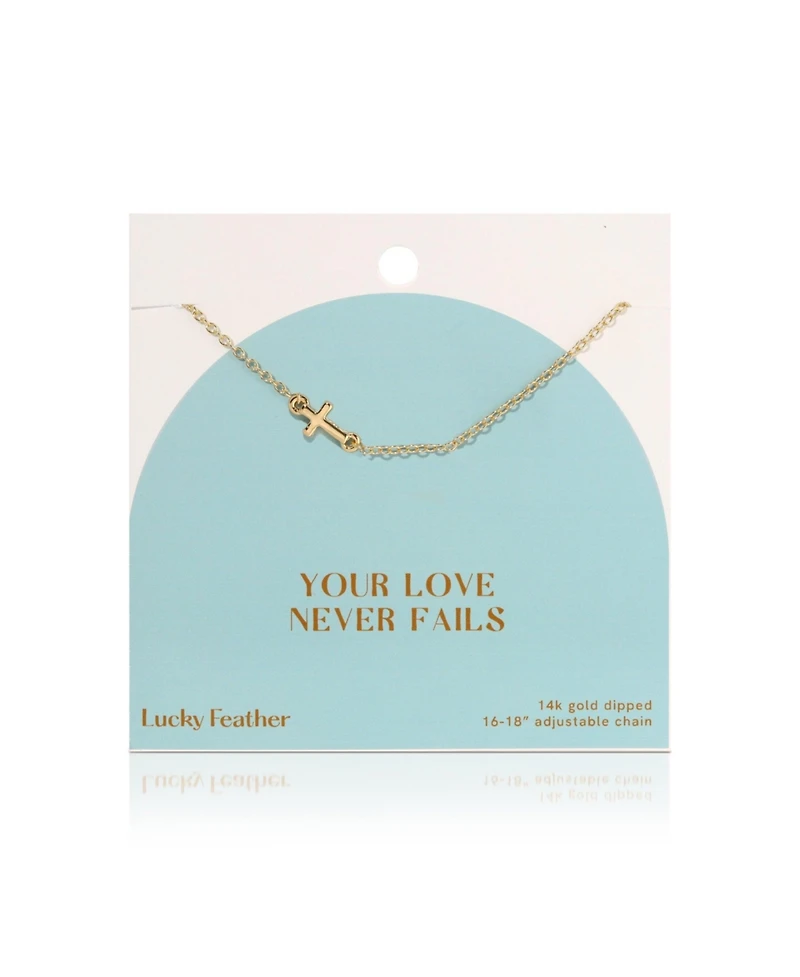 Lucky Feather Faith Collection Necklace