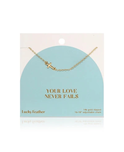 Lucky Feather Faith Collection Necklace