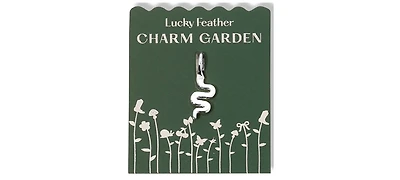 Lucky Feather Charm Garden - Silver - Snake Charm