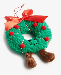 Holiday Lane Tiny Tidings Wreath Fabric Ornament, Macy's Exclusive