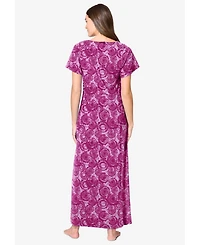 Avenue Plus Body Ruche Maxi Gown