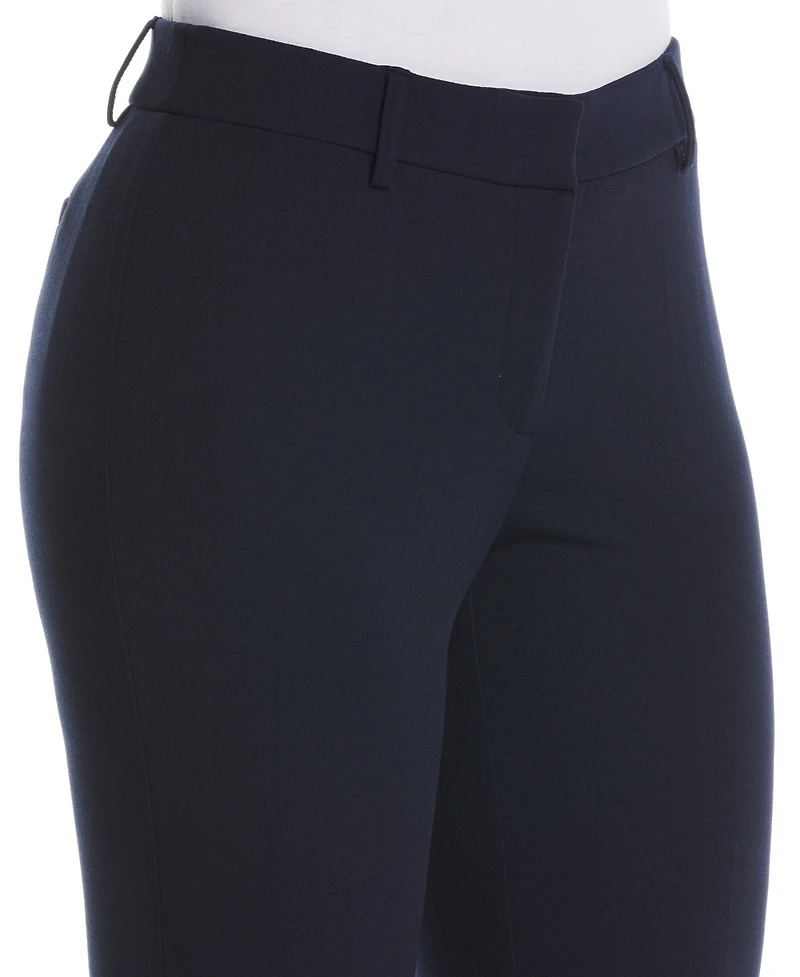 Rafaella Petite Stretch Pull On Classic Fit Crepe Pants