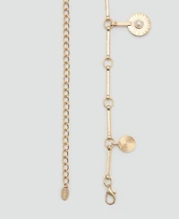 Mango Women's Hanging Pieces Metal Belt