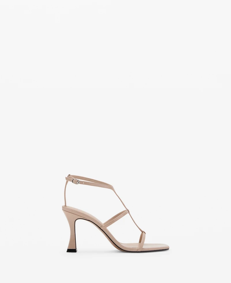 Mango Women's Heel Strips Sandals