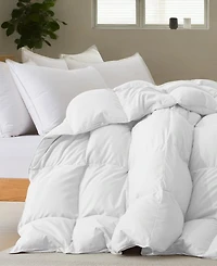 Unikome 360 Thread Count All Season Box Quilted White Goose Down and Feather Fiber Comforter