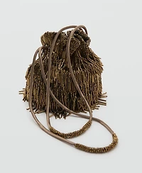 Mango Women's Beaded Handbag