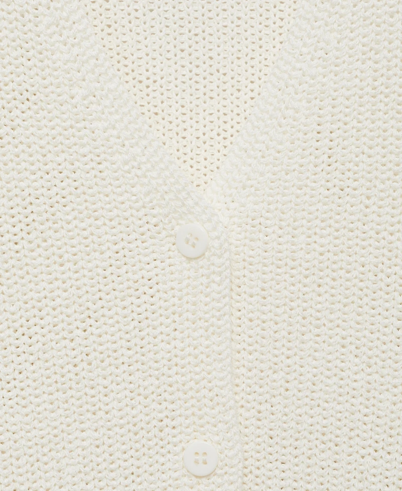 Mango Women's Openwork Knitted Sweater Vest