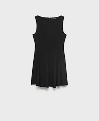 Mango Women's Pleated Short Dress