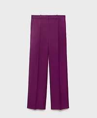 Mango Women's Straight-Fit Suit Pants
