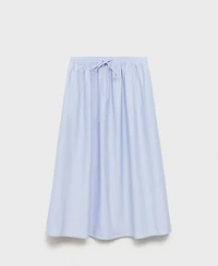 Mango Women's Flared Cotton Skirt